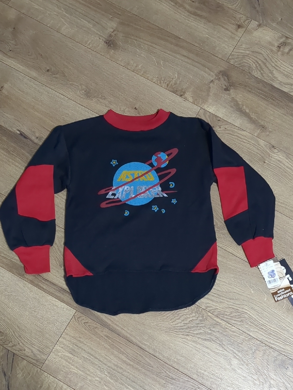 Vintage GEAR kids Sweatshirt Made In USA Size 7 NWT